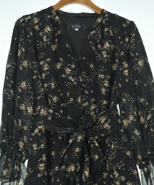 JUSGLITTY（ジャスグリッティ）ワンピース 黒 サイズ:1(S位) レディース/2200618010356