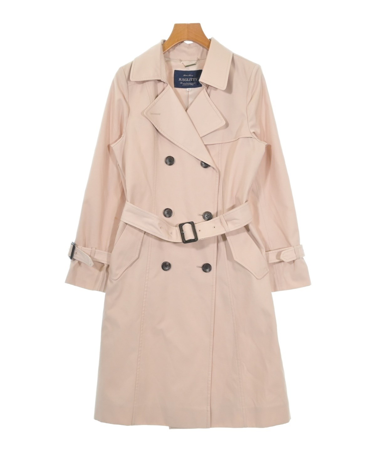 JUSGLITTY（ジャスグリッティ）トレンチコート ベージュ サイズ:1(S位