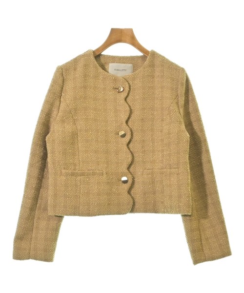 JUSGLITTY(ジャスグリッティ)ジャケット ベージュ サイズ:1(S位)/2200640250010