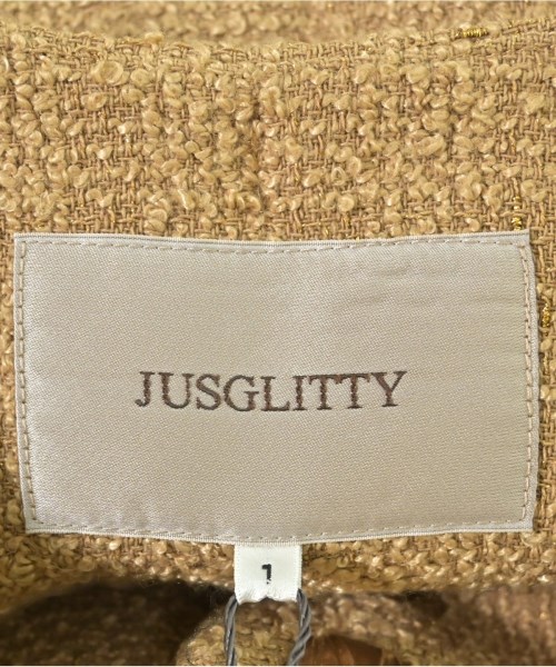 JUSGLITTY（ジャスグリッティ）ジャケット ベージュ サイズ:1(S位) レディース/2200640250010