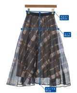 JUSGLITTY（ジャスグリッティ）ロング・マキシ丈スカート 紺 サイズ:1(S位) レディース/2200644394079