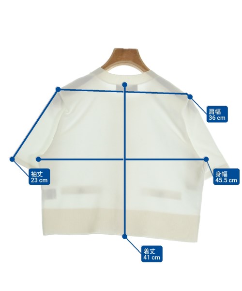 JUSGLITTY（ジャスグリッティ）カーディガン 白 サイズ:2(M位) レディース/2200611423085