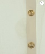 JUSGLITTY（ジャスグリッティ）カーディガン 白 サイズ:2(M位) レディース/2200611423085