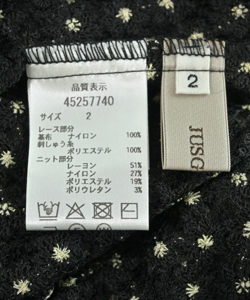 JUSGLITTY（ジャスグリッティ）カーディガン 黒 サイズ:2(M位) レディース/2200611007049