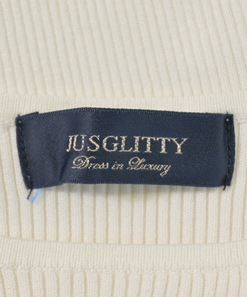 JUSGLITTY（ジャスグリッティ）ニット・セーター 白 サイズ:2(M位) レディース/2200622051017