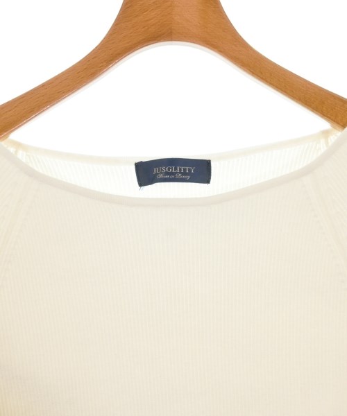 JUSGLITTY（ジャスグリッティ）ニット・セーター 白 サイズ:2(M位) レディース/2200622051017