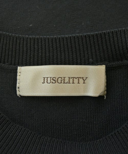 JUSGLITTY（ジャスグリッティ）ニット・セーター 黒 サイズ:2(M位) レディース/2200608675091