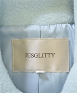 JUSGLITTY（ジャスグリッティ）ピーコート 青 サイズ:1(S位) レディース/2200608004013