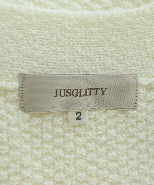 JUSGLITTY（ジャスグリッティ）ベスト 白 サイズ:2(M位) レディース/2200609520147