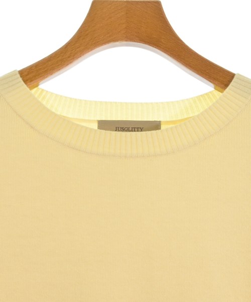 JUSGLITTY（ジャスグリッティ）ニット・セーター 黄 サイズ:2(M位) レディース/2200669001082