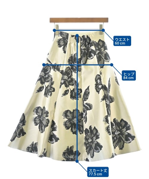 JUSGLITTY（ジャスグリッティ）ロング・マキシ丈スカート 白 サイズ:0(XS位) レディース/2200673341105