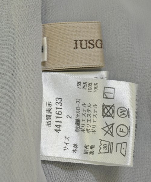 JUSGLITTY（ジャスグリッティ）ブラウス 青 サイズ:2(M位) レディース/2200675984010