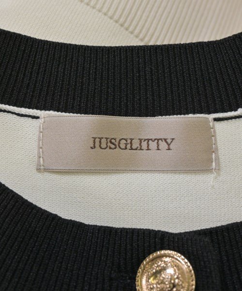 JUSGLITTY（ジャスグリッティ）カーディガン 白 サイズ:2(M位) レディース/2200676615036