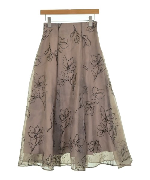 JUSGLITTY(ジャスグリッティ)ロング・マキシ丈スカート 茶 サイズ:1(S位)/2200678806050