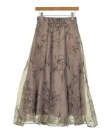 JUSGLITTY（ジャスグリッティ）ロング・マキシ丈スカート 茶 サイズ:1(S位) レディース/2200678806050