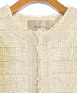 JUSGLITTY（ジャスグリッティ）ノーカラージャケット ベージュ サイズ:1(S位) レディース/2200672791031