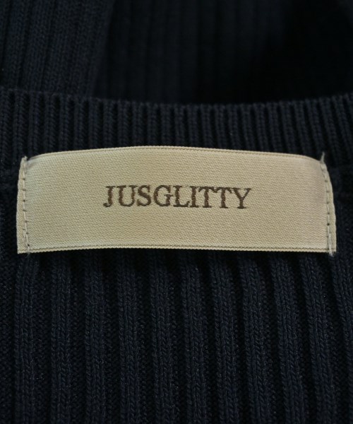 JUSGLITTY（ジャスグリッティ）ニット・セーター 紺 サイズ:2(M位) レディース/2200679037330