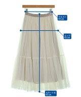 JUSGLITTY（ジャスグリッティ）ロング・マキシ丈スカート 白 サイズ:0(XS位) レディース/2200695765019