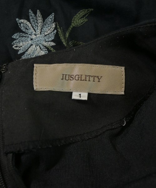 JUSGLITTY（ジャスグリッティ）ワンピース 黒 サイズ:1(S位) レディース/2200693822028