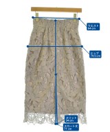 JUSGLITTY（ジャスグリッティ）ロング・マキシ丈スカート ベージュ サイズ:0(XS位) レディース/2200693503101