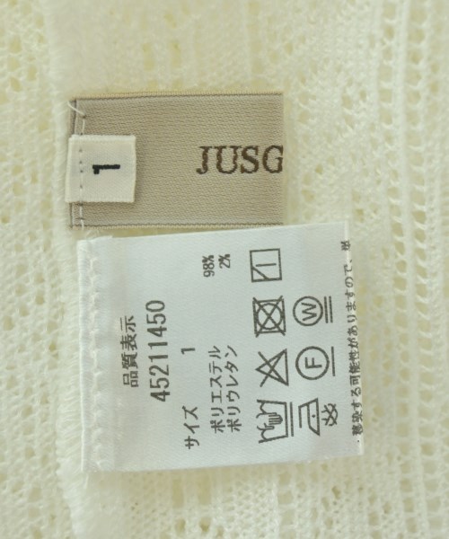 JUSGLITTY（ジャスグリッティ）カジュアルシャツ 白 サイズ:1(S位) レディース/2200692779057