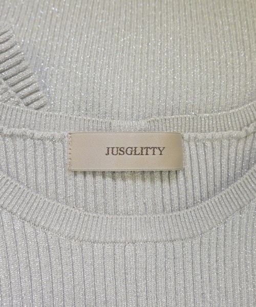 JUSGLITTY（ジャスグリッティ）ニット・セーター シルバー サイズ:2(M位) レディース/2200693527039