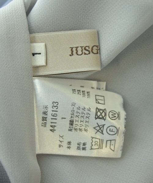 JUSGLITTY（ジャスグリッティ）ブラウス 青 サイズ:1(S位) レディース/2200693527053