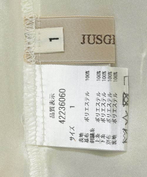 JUSGLITTY（ジャスグリッティ）ロング・マキシ丈スカート 白 サイズ:1(S位) レディース/2200697109217