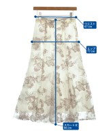 JUSGLITTY（ジャスグリッティ）ロング・マキシ丈スカート 白 サイズ:1(S位) レディース/2200697109217