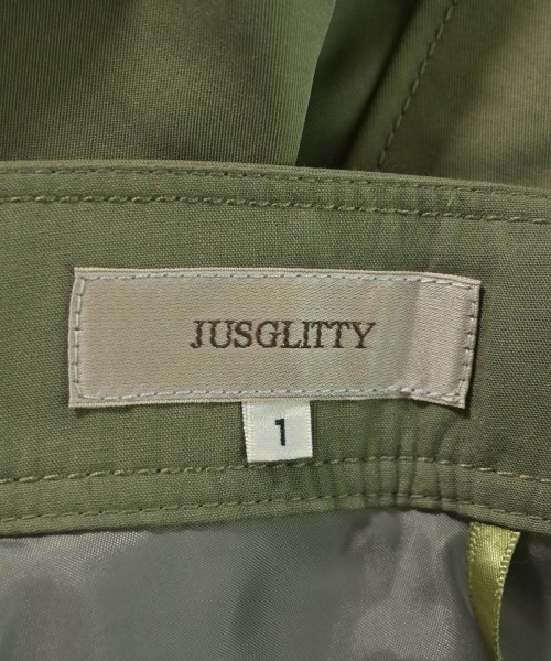 JUSGLITTY（ジャスグリッティ）ロング・マキシ丈スカート カーキ サイズ:1(S位) レディース/2200697109224