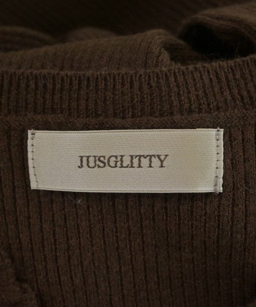JUSGLITTY（ジャスグリッティ）カーディガン 茶 サイズ:2(M位) レディース/2200697940056