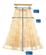 JUSGLITTY（ジャスグリッティ）ロング・マキシ丈スカート ベージュ サイズ:0(XS位) レディース/2200696123030
