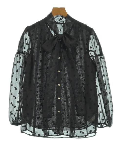 JUSGLITTY(ジャスグリッティ)ブラウス 黒 サイズ:1(S位)/2200645889093