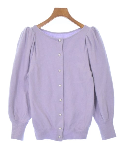 JUSGLITTY(ジャスグリッティ)カーディガン 紫 サイズ:2(M位)/2200649975044