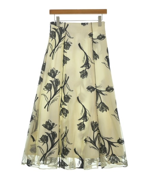 JUSGLITTY(ジャスグリッティ)ロング・マキシ丈スカート 白 サイズ:2(M位)/2200651058032