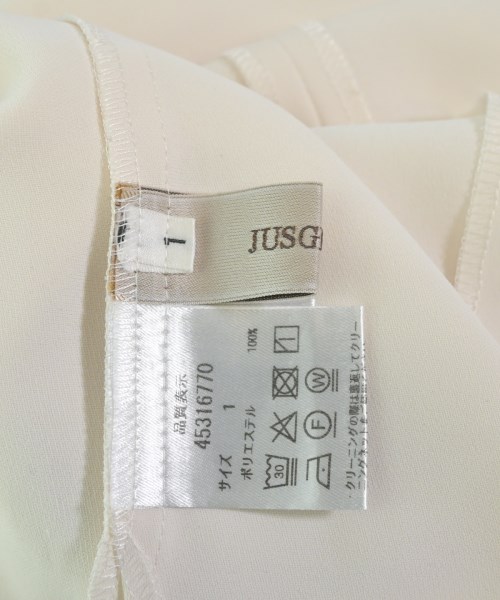 JUSGLITTY（ジャスグリッティ）ブラウス ベージュ サイズ:1(S位) レディース/2200654763056