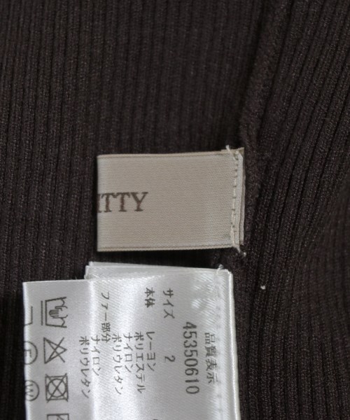 JUSGLITTY（ジャスグリッティ）ニット・セーター 茶 サイズ:2(M位) レディース/2200654763070