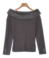 JUSGLITTY（ジャスグリッティ）ニット・セーター 茶 サイズ:2(M位) レディース/2200654763070