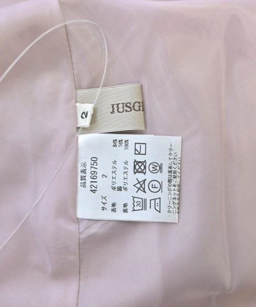 JUSGLITTY（ジャスグリッティ）シャツワンピース ピンク サイズ:2(M位) レディース/2200656410033