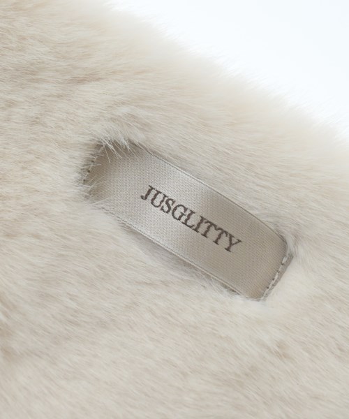 JUSGLITTY（ジャスグリッティ）マフラー 白 サイズ:- レディース/2200656410064
