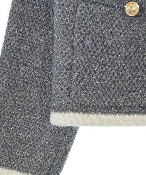 JUSGLITTY（ジャスグリッティ）ノーカラージャケット グレー サイズ:2(M位) レディース/2200658736049