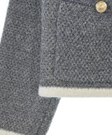 JUSGLITTY（ジャスグリッティ）ノーカラージャケット グレー サイズ:2(M位) レディース/2200658736049