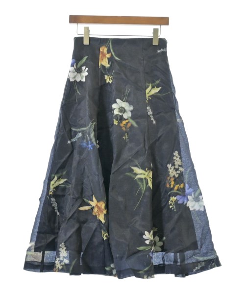 JUSGLITTY(ジャスグリッティ)ロング・マキシ丈スカート 紺 サイズ:2(M位)/2200658736063