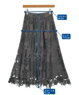 JUSGLITTY（ジャスグリッティ）ロング・マキシ丈スカート グレー サイズ:1(S位) レディース/2200705517324