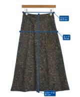 JUSGLITTY（ジャスグリッティ）ロング・マキシ丈スカート 茶 サイズ:1(S位) レディース/2200711073067