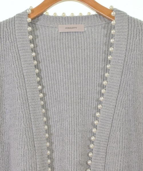 JUSGLITTY（ジャスグリッティ）カーディガン グレー サイズ:2(M位) レディース/2200637061018