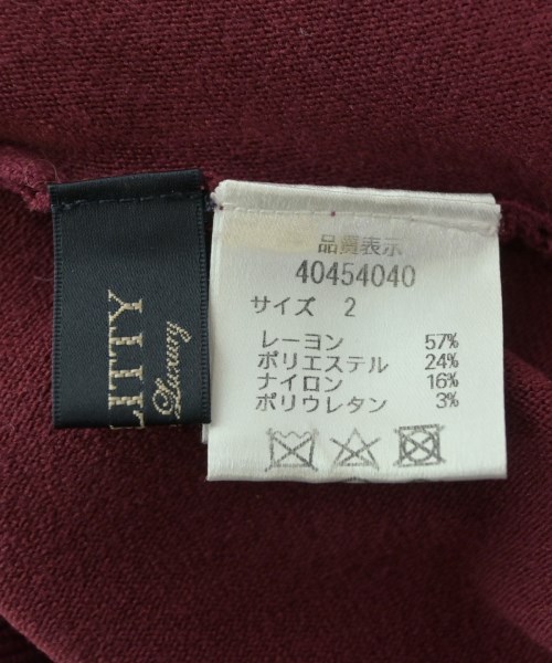 JUSGLITTY（ジャスグリッティ）ニット・セーター 赤 サイズ:2(M位) レディース/2200643037144