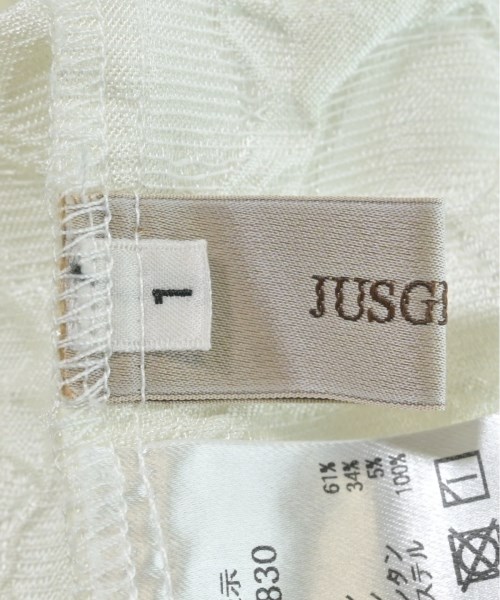 JUSGLITTY（ジャスグリッティ）Tシャツ・カットソー 白 サイズ:1(S位) レディース/2200645322088