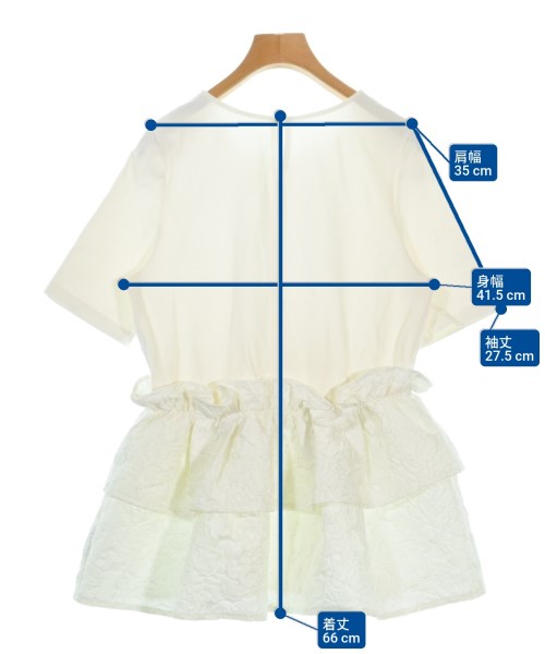 JUSGLITTY（ジャスグリッティ）Tシャツ・カットソー 白 サイズ:1(S位) レディース/2200645322088