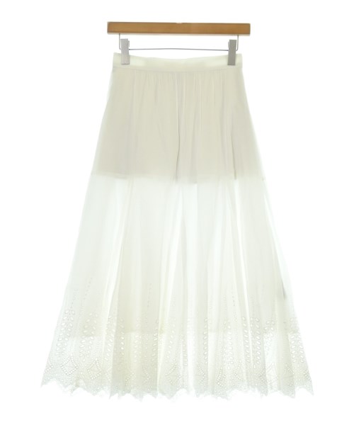 JUSGLITTY(ジャスグリッティ)ロング・マキシ丈スカート 白 サイズ:1(S位)/2200653402024